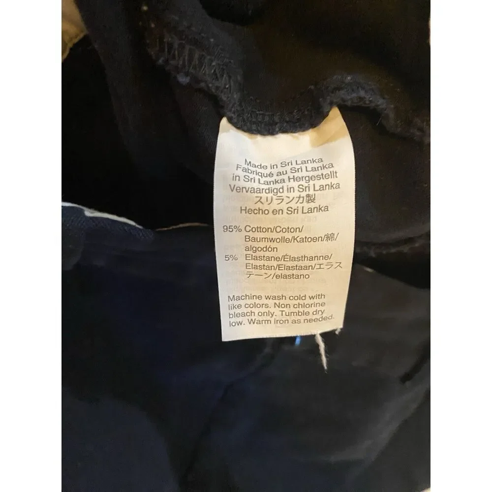 J Crew Mercantile Side‎ Zip Black Pants Women's Sz 4P Black Ankle